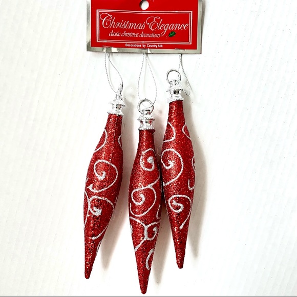 3 Christmas Icicle Tree Ornaments Christmas Decoration - NWT Gift 🎁 - Picture 4 of 8